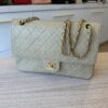 Chanel Medium Vintage Classic Flap with 24K Gold Hardware Beige Claire