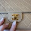 Chanel Medium Vintage Classic Flap with 24K Gold Hardware Beige Claire