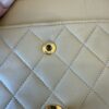 Chanel Medium Vintage Classic Flap with 24K Gold Hardware Beige Claire