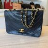 Chanel Lambskin Ribbon Quilted Small Single Flap Black 24K Gold Hardware