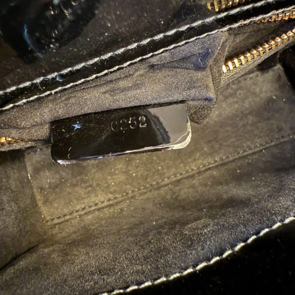 Christian Dior Patent Cannage Mini Lady Dior Black