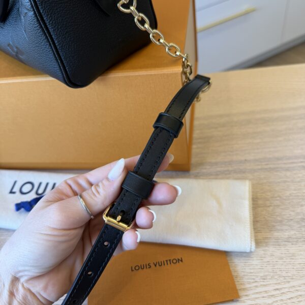 Louis Vuitton Empreinte Monogram Giant Speedy Bandouliere 20 Black