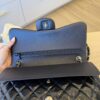 Chanel Patent Quilted Jumbo Double Flap Navy