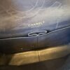 Chanel Patent Quilted Jumbo Double Flap Navy