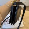 Valentino Garavani VLogo Chain Clutch Bag in Nappa Leather Black