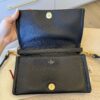 Valentino Garavani VLogo Chain Clutch Bag in Nappa Leather Black