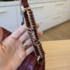 Christian Dior Delices Gaufre Cannage Lambskin Leather Medium Flap Bag