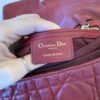 Christian Dior Delices Gaufre Cannage Lambskin Leather Medium Flap Bag