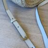 Chloe Raffia Calfskin Marcie Basket White