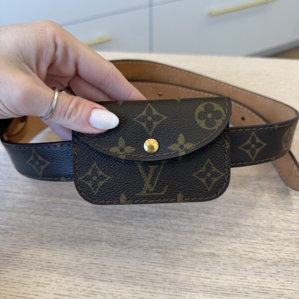 Louis Vuitton Monogram Ceinture Pochette Solo Belt 95 38