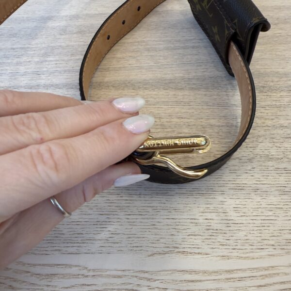 Louis Vuitton Monogram Ceinture Pochette Solo Belt 95 38