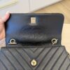 Chanel Lambskin Quilted Small Trendy CC Dual Handle Flap Bag Black Gold Hardware