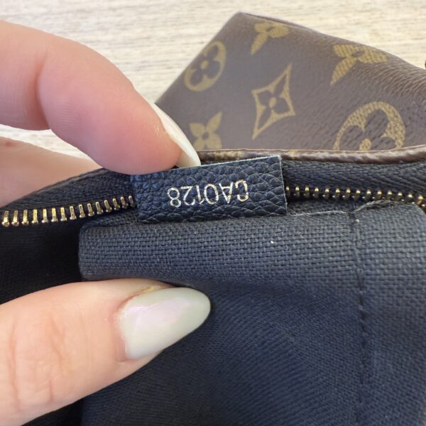 Louis Vuitton Monogram Pallas Clutch Black