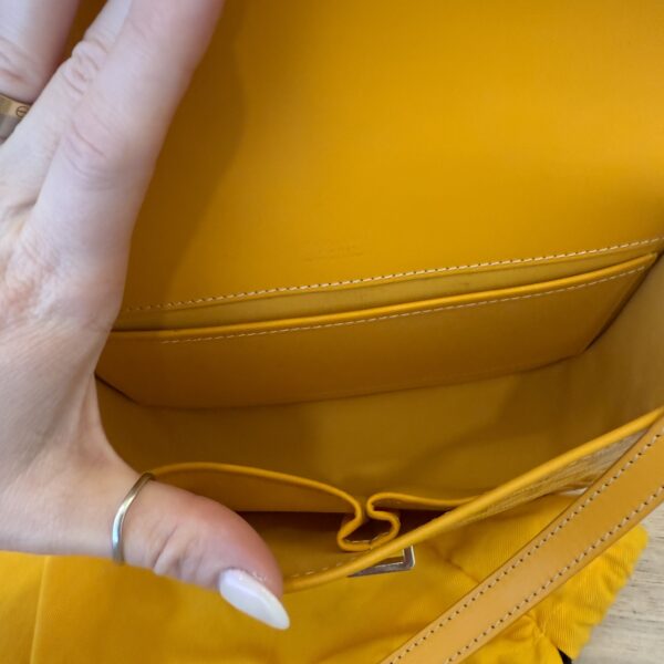 Goyard Goyardine Belvedere II PM Messenger Bag Yellow