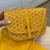 Goyard Goyardine Belvedere II PM Messenger Bag Yellow