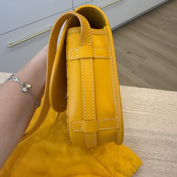 Goyard Goyardine Belvedere II PM Messenger Bag Yellow