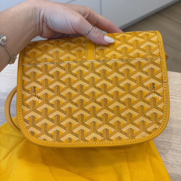 Goyard Goyardine Belvedere II PM Messenger Bag Yellow