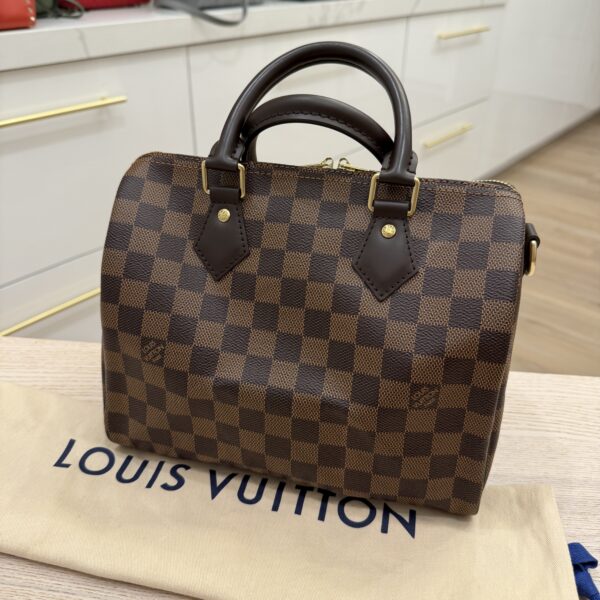 Louis Vuitton Damier Ebene Speedy 25 Bandouliere NM