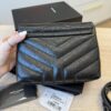 Saint Laurent (YSL) Calfskin Y Quilted Monogram Toy Loulou Satchel Black and Black hardware