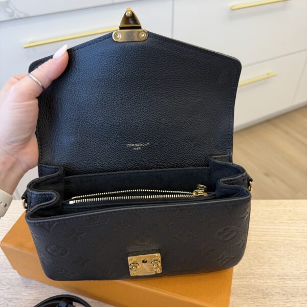 Louis Vuitton Monogram Empreinte Noir Pochette Métis East West