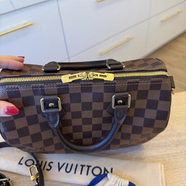 Louis Vuitton Damier Ebene Speedy 25 Bandouliere NM
