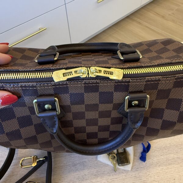Louis Vuitton Damier Ebene Speedy 25 Bandouliere NM