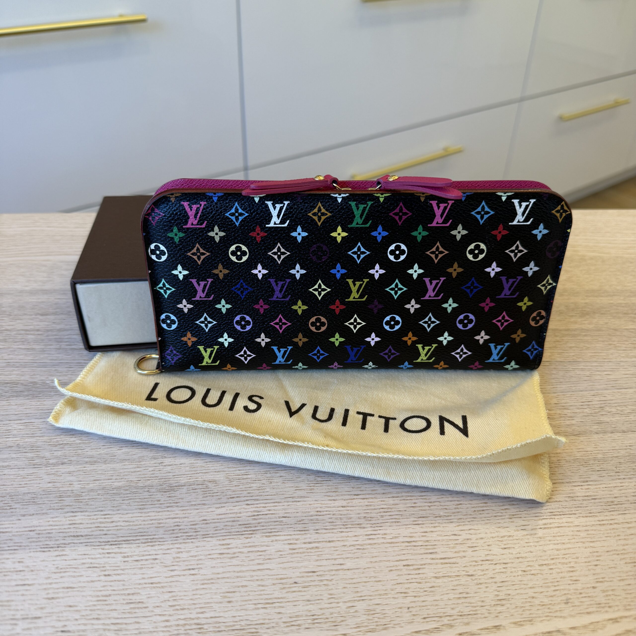Louis Vuitton Monogram Multicolor Noir Insolite Wallet