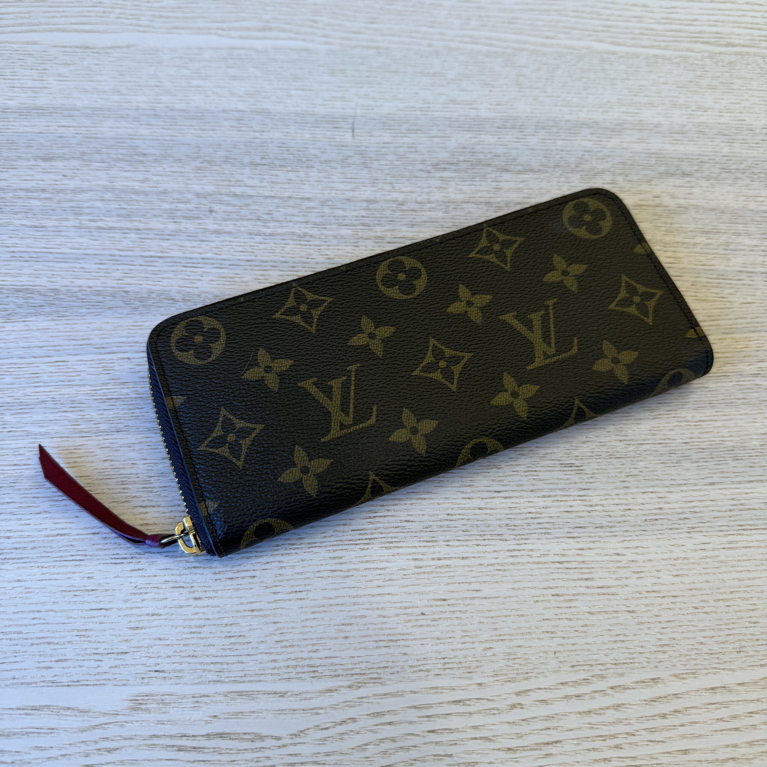 Louis Vuitton Monogram Clemence Wallet Fuchsia