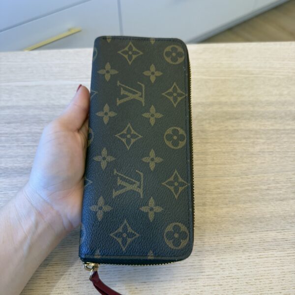 Louis Vuitton Monogram Clemence Wallet Fuchsia
