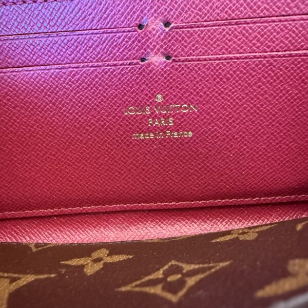 Louis Vuitton Monogram Clemence Wallet Fuchsia