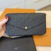 Louis Vuitton Empreinte Pochette Felicie Chain Wallet Noir