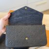 Louis Vuitton Empreinte Pochette Felicie Chain Wallet Noir