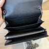 Gucci Velvet Crystal GG Monogram Mini Dionysus Chain Wallet Blue Black