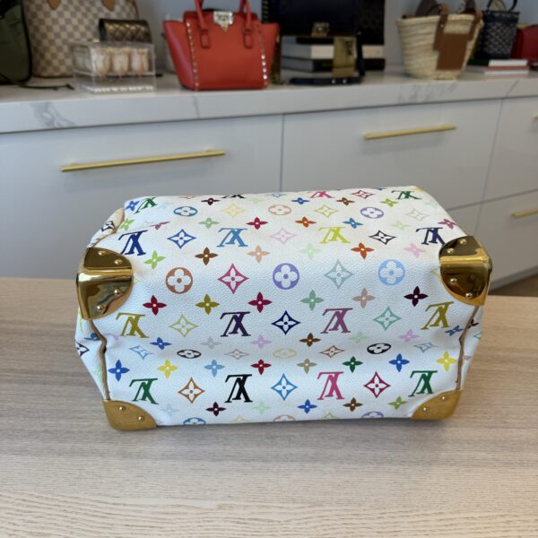Louis Vuitton Monogram Multicolor Speedy 30 White