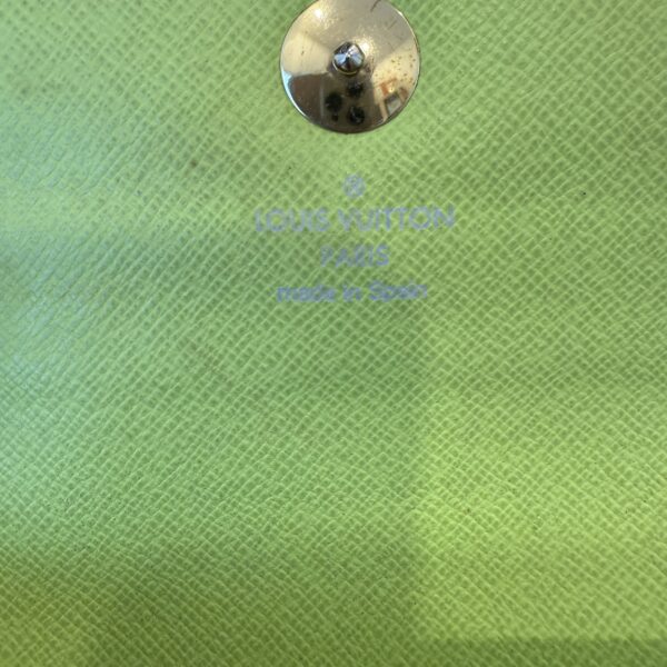 Louis Vuitton Multicolor Monogram Sarah Wallet Noir and Pistachio