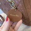 Christian Dior Lambskin Cannage Medium Lady Dior Caramel Gold Hardware