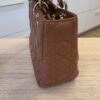 Christian Dior Lambskin Cannage Medium Lady Dior Caramel Gold Hardware