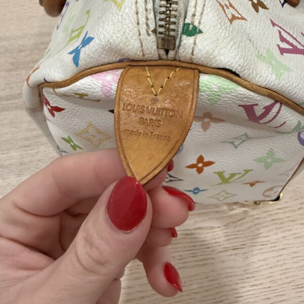 Louis Vuitton Monogram Multicolor Speedy 30 White