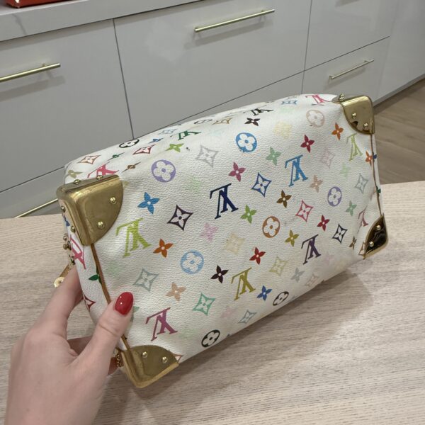 Louis Vuitton Monogram Multicolor Speedy 30 White