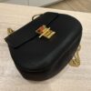 Chloe Grained Lambskin Drew Shoulder Bag Black