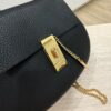Chloe Grained Lambskin Drew Shoulder Bag Black