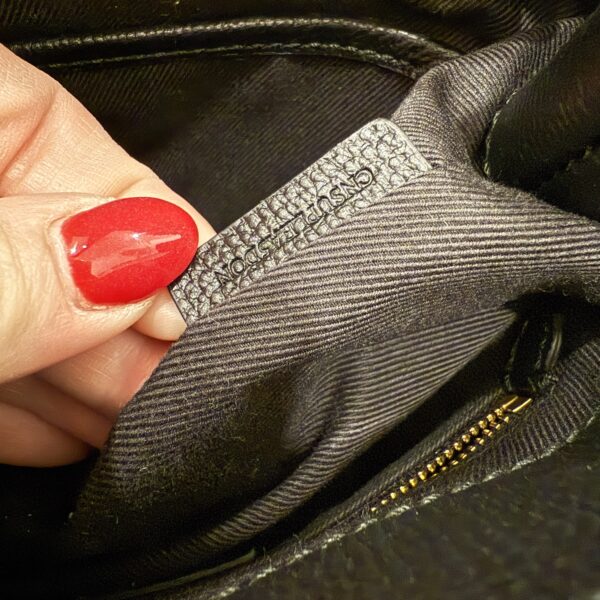 Burberry Banner NM Tote Leather with Vintage Check Canvas Small Black