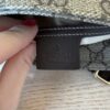 Gucci Front Zip Flat Messenger Bag GG Coated Canvas Medium
