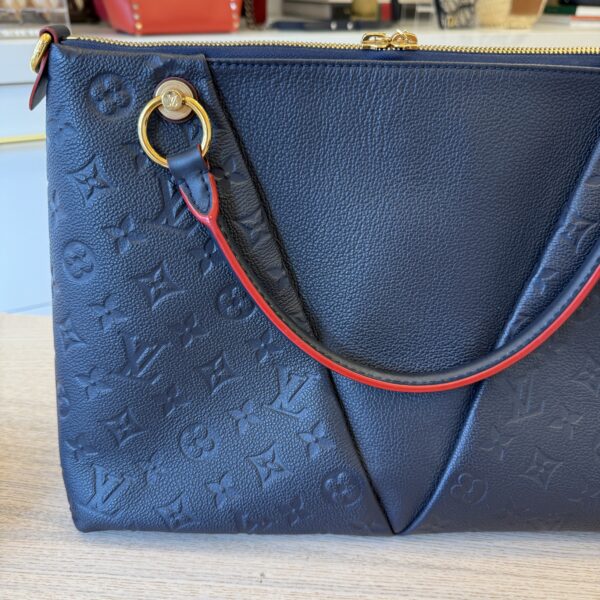 Louis Vuitton Empreinte V Tote MM Marine Rouge