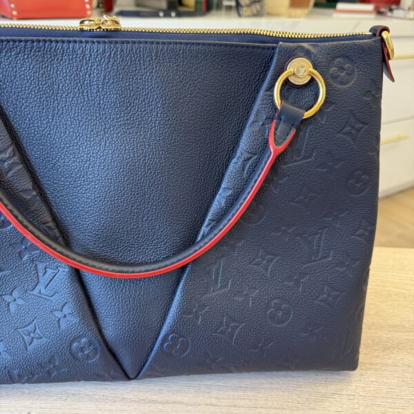 Louis Vuitton Empreinte V Tote MM Marine Rouge