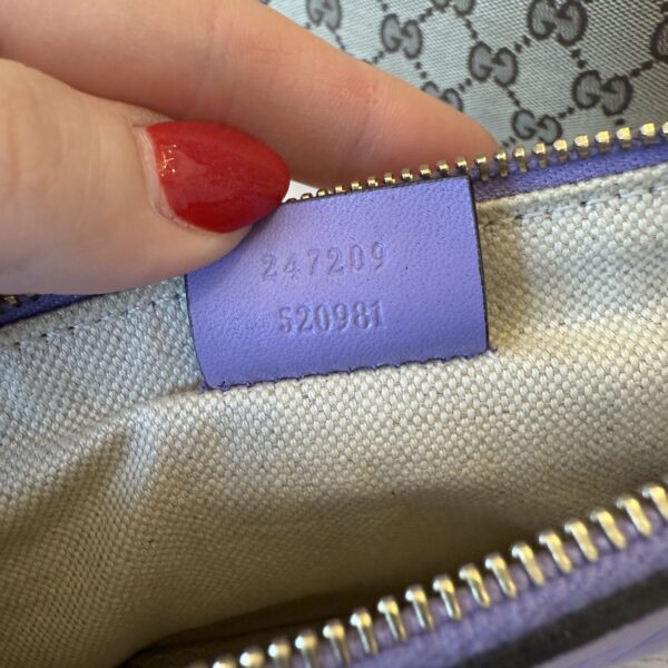 Gucci Monogram Medium Craft Tote Lilac