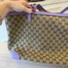 Gucci Monogram Medium Craft Tote Lilac