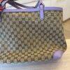 Gucci Monogram Medium Craft Tote Lilac
