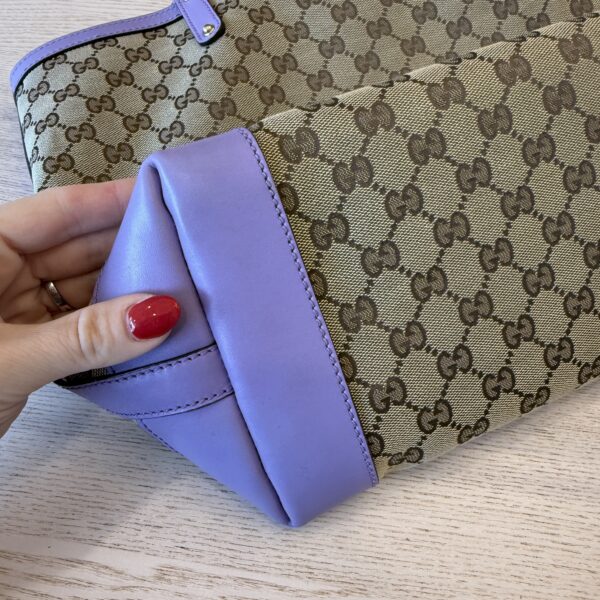 Gucci Monogram Medium Craft Tote Lilac