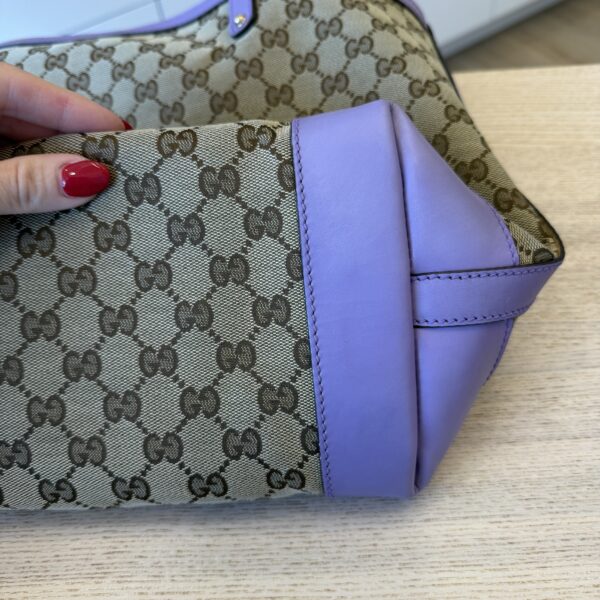Gucci Monogram Medium Craft Tote Lilac